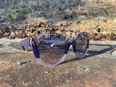 Etro Paisley Violet Cat Eye Sunglasses Etro | Accessories | Etro Paisley Violet Cat Eye Sunglasses  main image 2