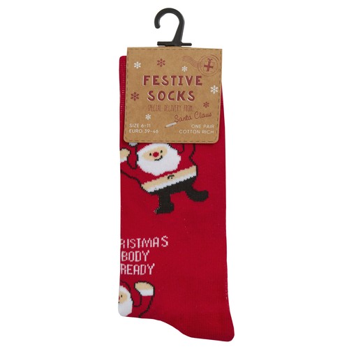 Novedad Para Hombre Algodón Rico Navidad Grosero Divertido Lema Calcetines Mediana Pantorrilla Talla UK 6-11 - Imagen 14 de 15