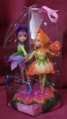Mattel Barbie Doll Fairytopia Petal Pixies Fairies Omma Organza Dolls 2004