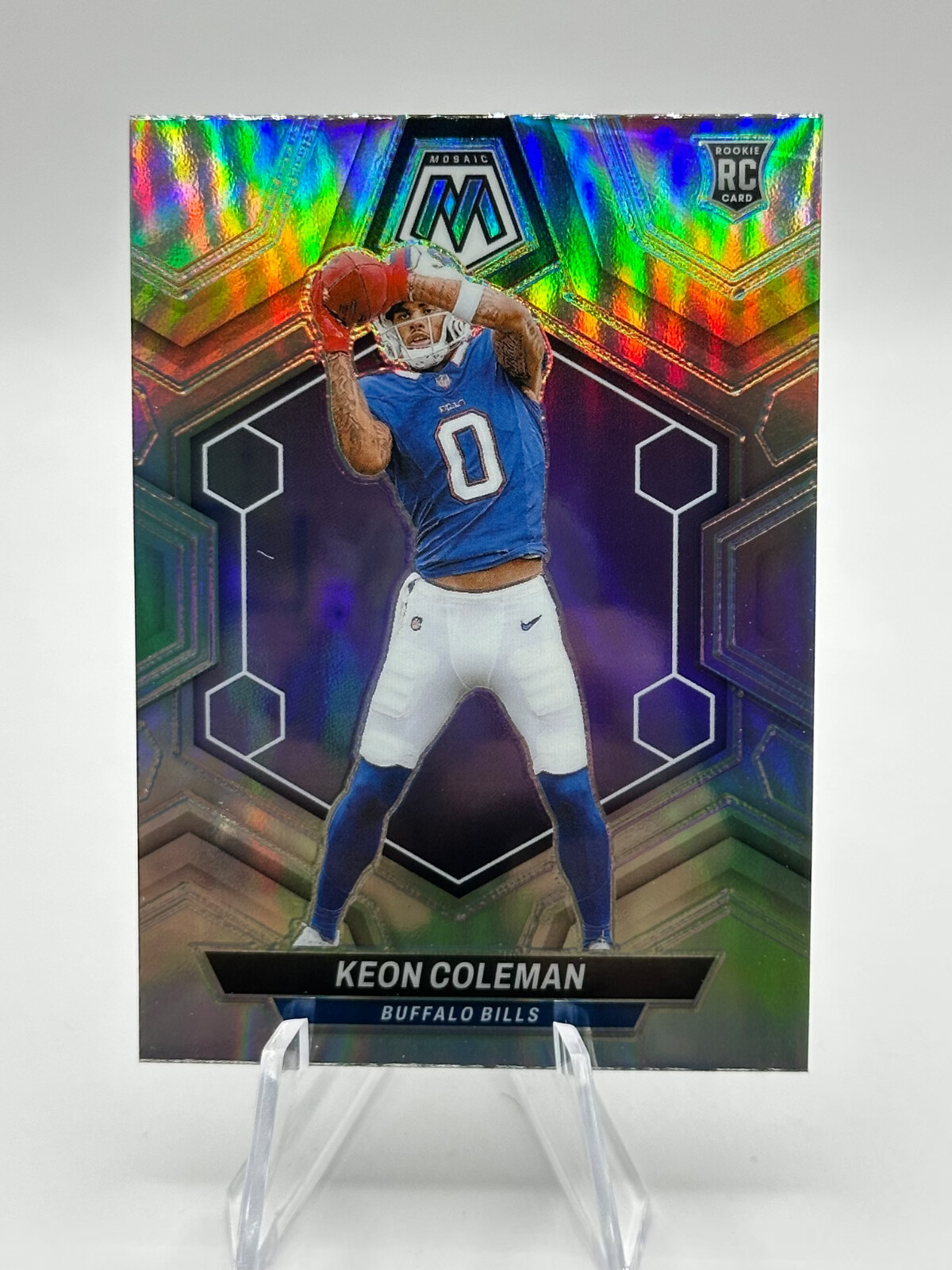 2024 Mosaic Keon Coleman (RC) Silver Prizm #333 - Bills 🔥