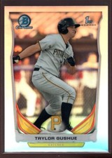 TAYLOR GUSHUE PITTSBURGH PIRATES ROOKIE REFRACTOR RC SP 2014 BOWMAN CHROME DRAFT
