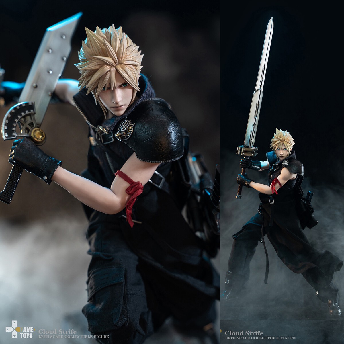 GAMETOYS 1/6 GT-006A FF7 Cloud Strife Action Figure Toy GAMETOYS 1/6 GT-006A FF7 Cloud Strife Action Figure Toy