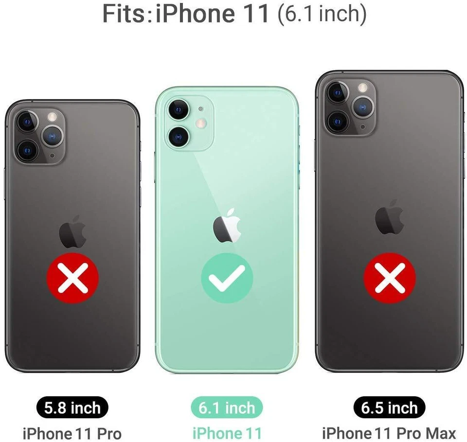 Funda Transparente ULAK Compatible con iPhone 11 6.1 Pulgadas 2019, Transparente Delgada Delgada-- Foto 2 de 4