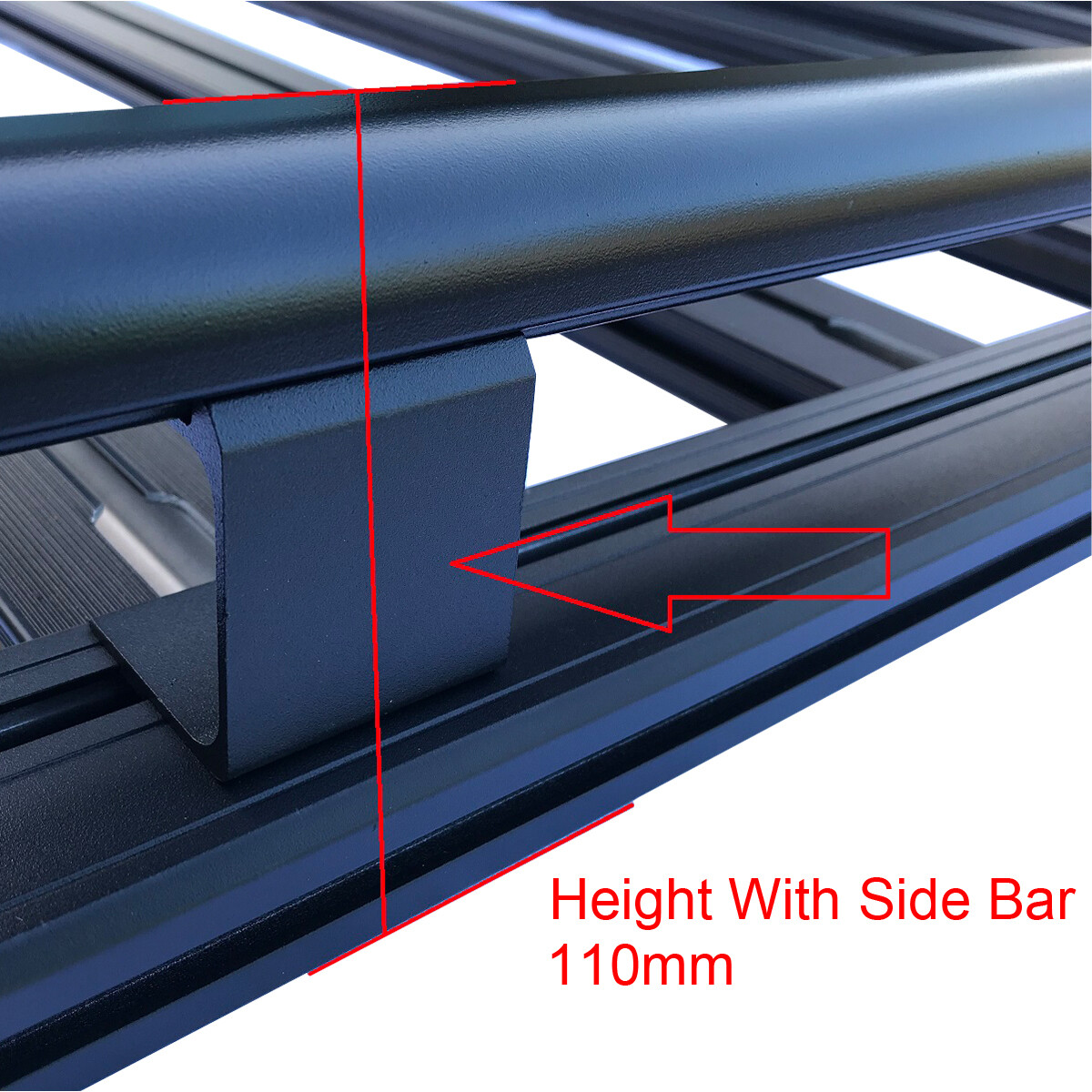 UNIVERSAL ALUMINUM ROOF RACK PLATFORM With side rails 190x130cm eBay