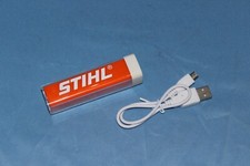 New Orange Stihl Branded 5 VDC Flash Power Bank w/USB Cable - Part P000071111