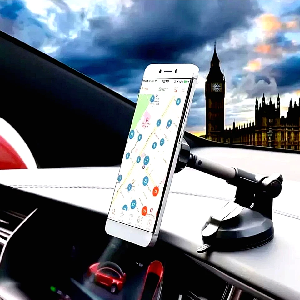Soporte Sostenedor Magnetico en Parabrisa Tablero Auto Coche de Telefono Celular - Image 4 of 4