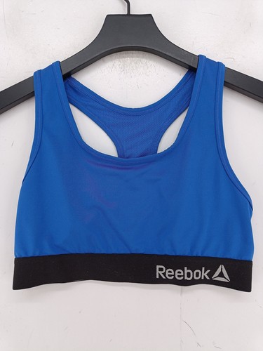 Reebok Women's T-Shirt M Blue Polyester with Elastane Sleeveless Basic - Picture 2 of 5