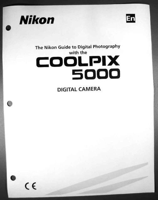 Nikon CoolPix 5000 Digital Camera User Guide Instruction Manual eBay