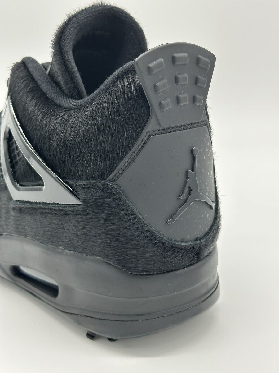New Jordan 4 Retro Golf Black Cat Pony Hair Size 14 Black New Jordan 4 Retro Golf Black Cat Pony Hair Size 14 Black