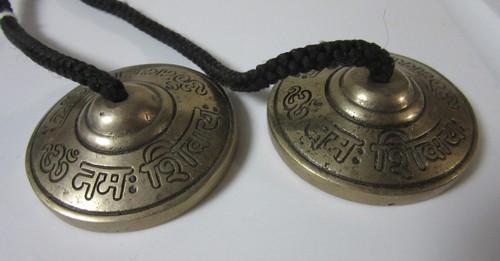 Tibetan Spiritual Tingsha Cymbals Bells for Meditation Healing TSCBMH-12-2008 - Picture 3 of 5