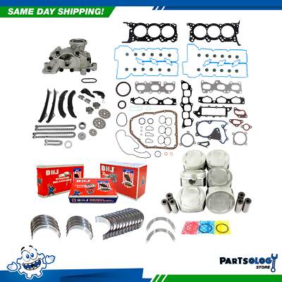 DNJ EK184M Master Engine Rebuild Kit For 07-10 Hyundai Kia 3.8L DOHC