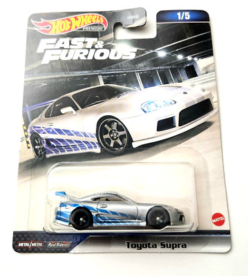 Hot Wheels Toyota Supra Silver #1 1/5 - 2023 Fast & Furious