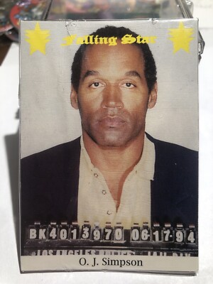  FALLING STAR Promotional Cards O. J. SIMPSON 1994 New Factory Sealed Lot Of 6