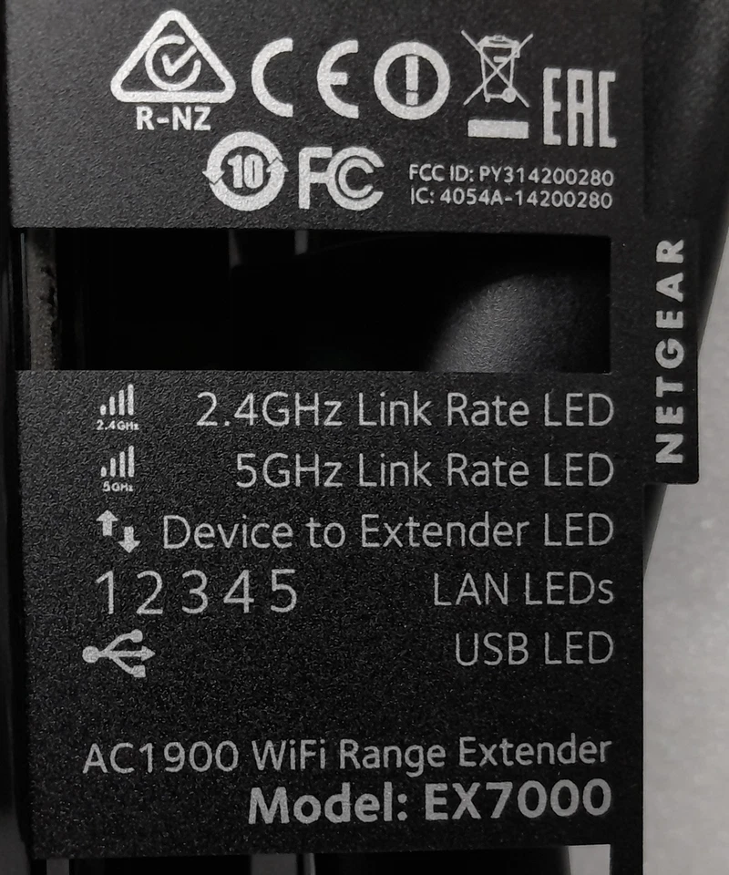 Netgear AC1900 WiFi Range Extender EX7000 - Image 3 of 4