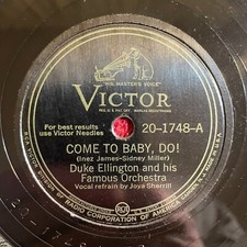 DUKE ELLINGTON AND HIS FAMOUS ORCHESTRA 78rpm (Jazz, Vocal, Swing, 1945)