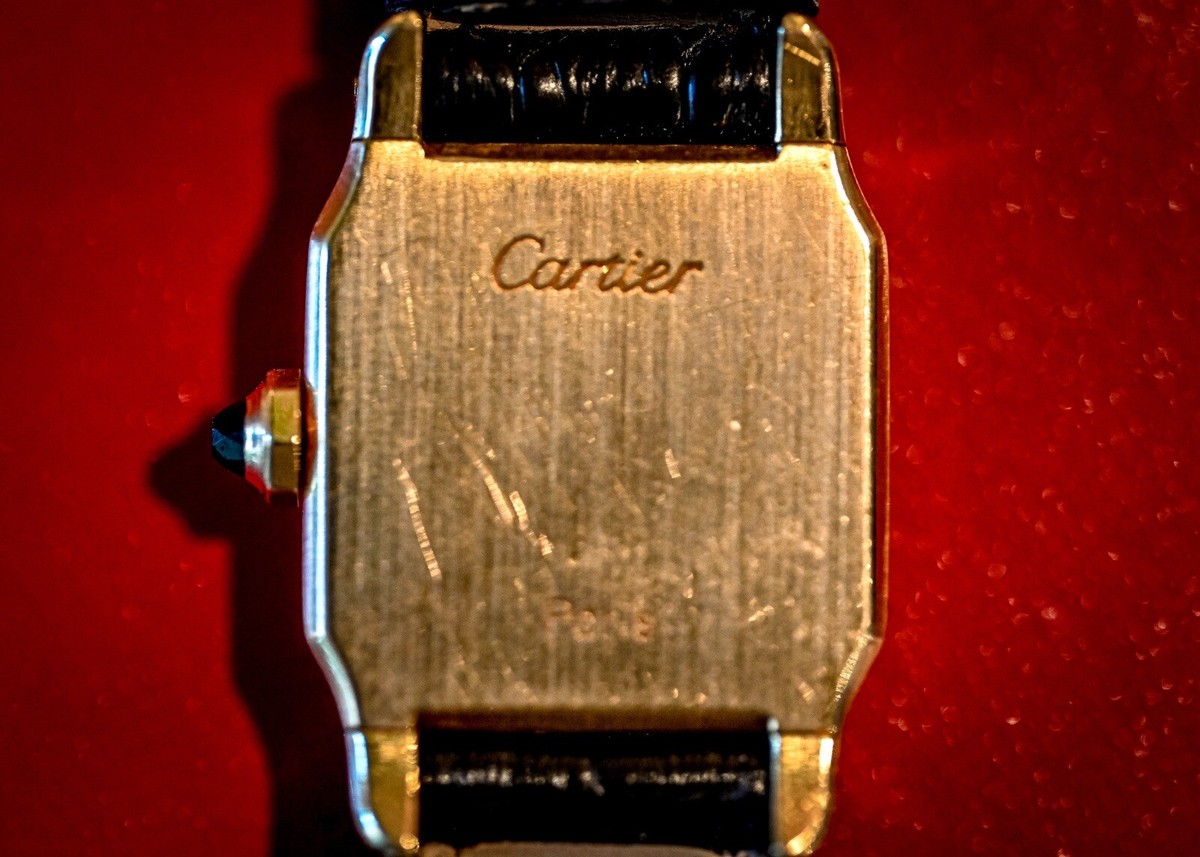 Cartier Santos Dumont 7809 20x29mm, Mechanic, 18k Gold | eBay