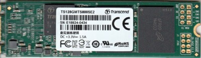 GETAC 523414849035 TRANSCEND TS128GMTS800SE2 128GB M.2 2280 SSD DRIVE - NEW