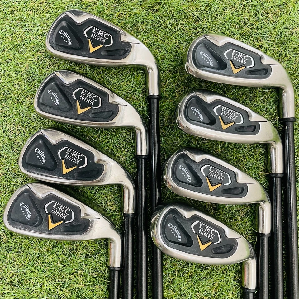 Callaway ERC FUSION Iron set 5-9+PwAwSw 8Pcs SR Flex Rh Golf Clubs Mens Used - Image 3 of 4