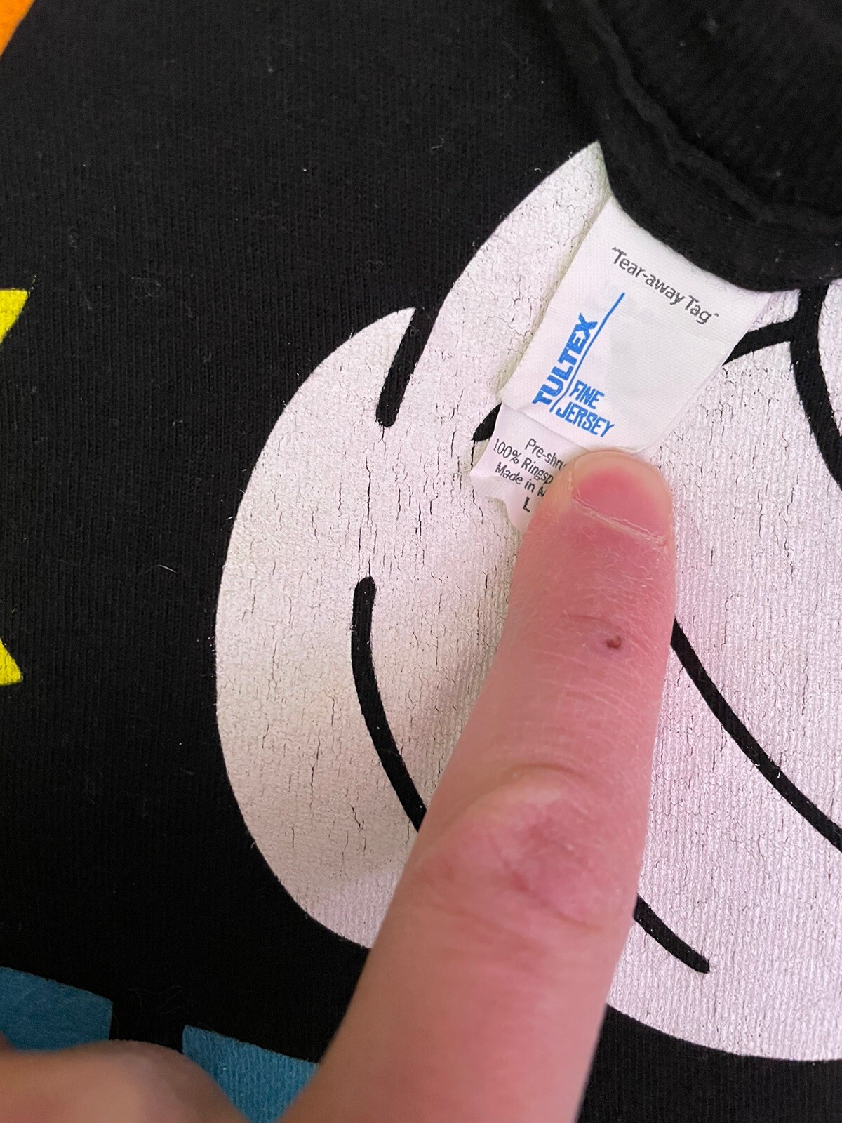 100percent Authentic Tultex 2013 Mac Miller T-Shirt Up Officially Licensed Large Rare image 5