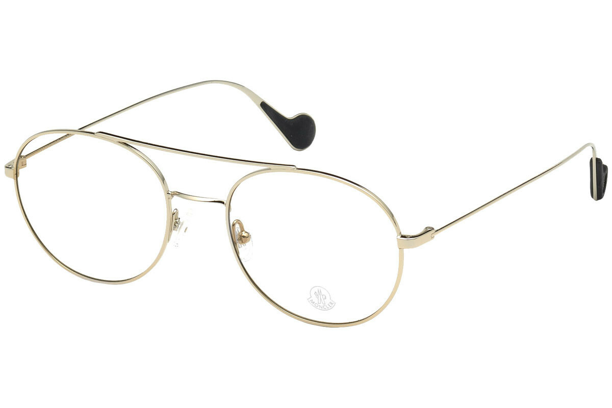 メガネ Moncler Eyeglass Frame ML5059 032 Gold Round Moncler Glasses ML5059-V 032