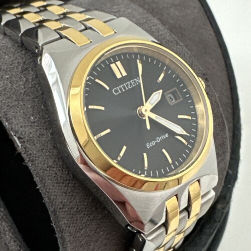 Citizen Eco-Drive Women's Corso Date Calendar Blue Dial 28mm Watch EW2294-53L - Picture 4 of 24