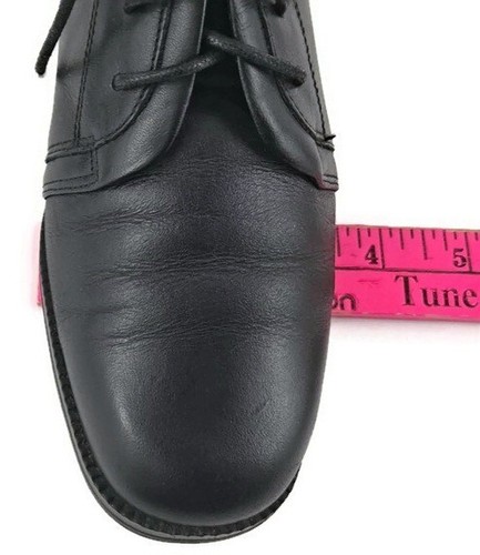 Damen schwarze Leder Stiefeletten 7M niedriger Blockabsatz SCHNÜRUNG sehr guter Zustand! - Bild 9 von 17