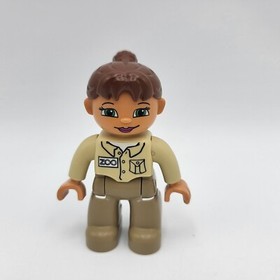 Lego Duplo 4962 Baby Zoo Complete Elephant Giraffe Polar Bear Lion Cub Zookeeper