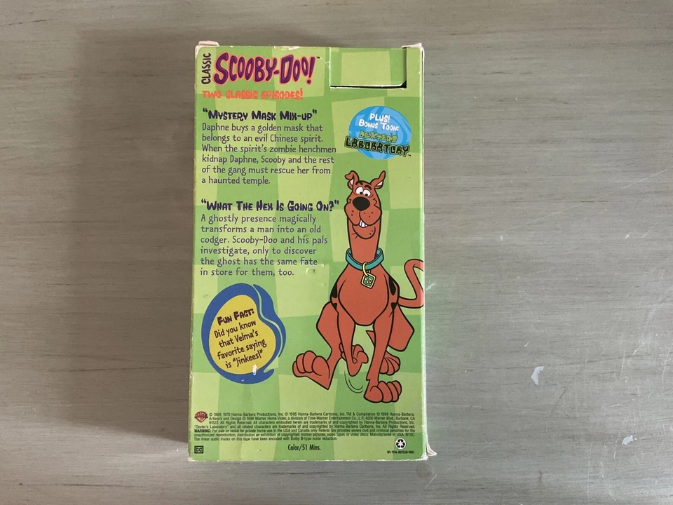 Scooby-Doo Mystery Mask Mix-Up 1998 Screener VHS, HTF, Rare, Collectible - Image 2 of 3