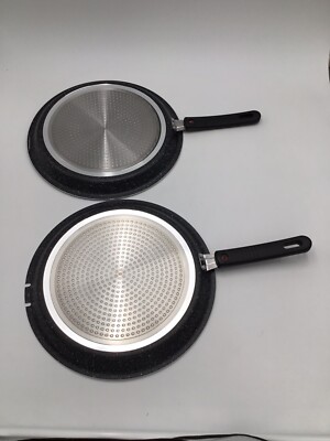 Padella In Pietra Lavica 32 Cm - Doppia Superficie Liscia E Grigliata, Antiaderente - Foto 11