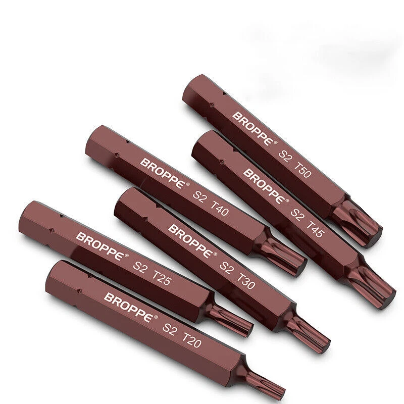 T20 T25 T30 T40 T45 T50 T55 Insert Bit 30mm/75mmTORX Impact Screwdriver Bit - Image 3 of 4