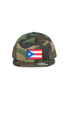 【完売品レア】UNNAMED HEADWEAR ARMY CAP / CAMO CAMO New Era NE400 9Fifty Hat/Cap w/ Puerto Rico Flag Flat Brim