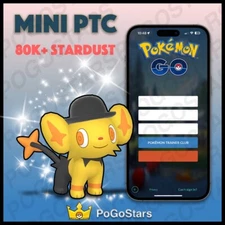 Pokémon PTC Go - Shiny Shinx Fashionable Costume - 80K Stardust✨