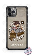 Funda de teléfono personalizada para hombres de negocios corriendo a toda prisa para iPhone Google Samsung LG