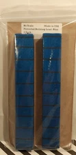 Ho Scale Roundhouse Bulkhead Flat Car-Protected Building Load-Blue Lot of 2