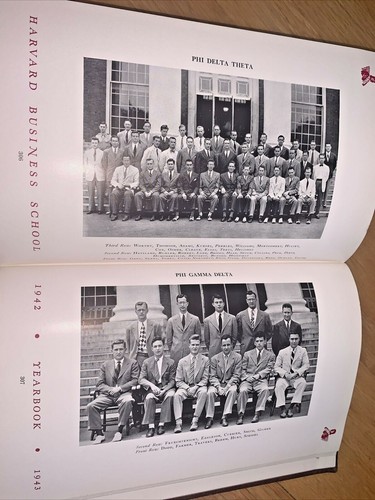 HARVARD BUSINESS SCHOOL YEARBOOK, 1942-1943 - No Signatures - Picture 10 of 12