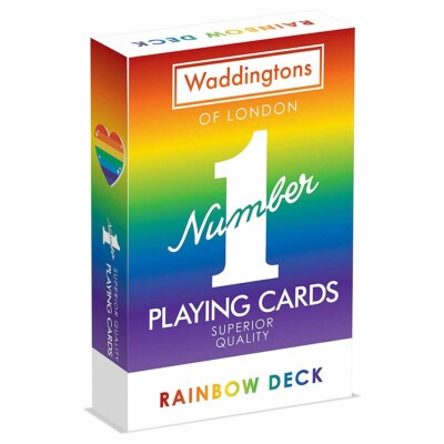 Rainbow Waddingtons Nummer 1 Spielkarten, versiegelte Packung