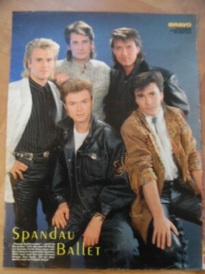 SPANDAU BALLET --- Bravo-A4 28 x 21 cm Clipping B 257