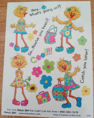 SUZY'S ZOO ''SO...HOW'VE YOU BEEN? STICKER SHEET #9795