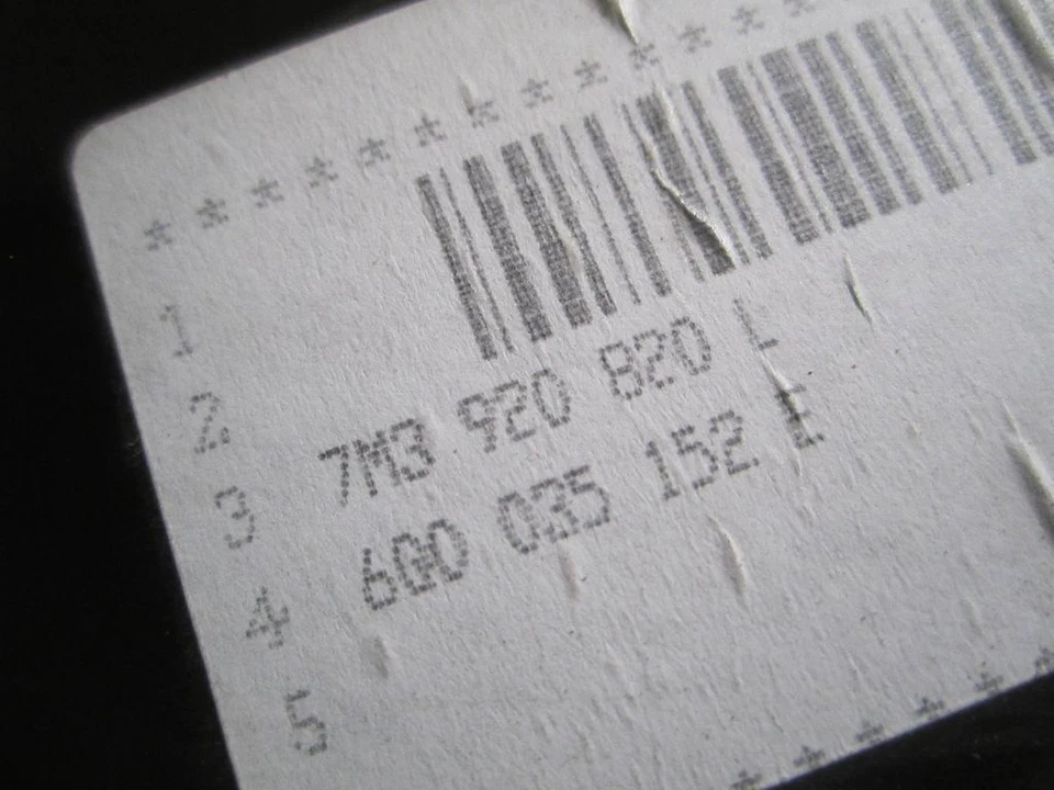 7M3920820L Volkswagen Sharan 2007 diésel velocímetro cuadro de instrumentos MRS572 Foto 3 de 3