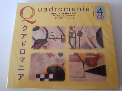 CD -''QUADROMANIA 4 - ARTUR SCHNABEL'' - ORIGINALVERSIEGELT! FACTORY SEALED!