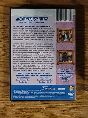 Mama's Family: Mama's Favorites~Season 6 (DVD, 2015, 6-Episodes) - Picture 2 of 2