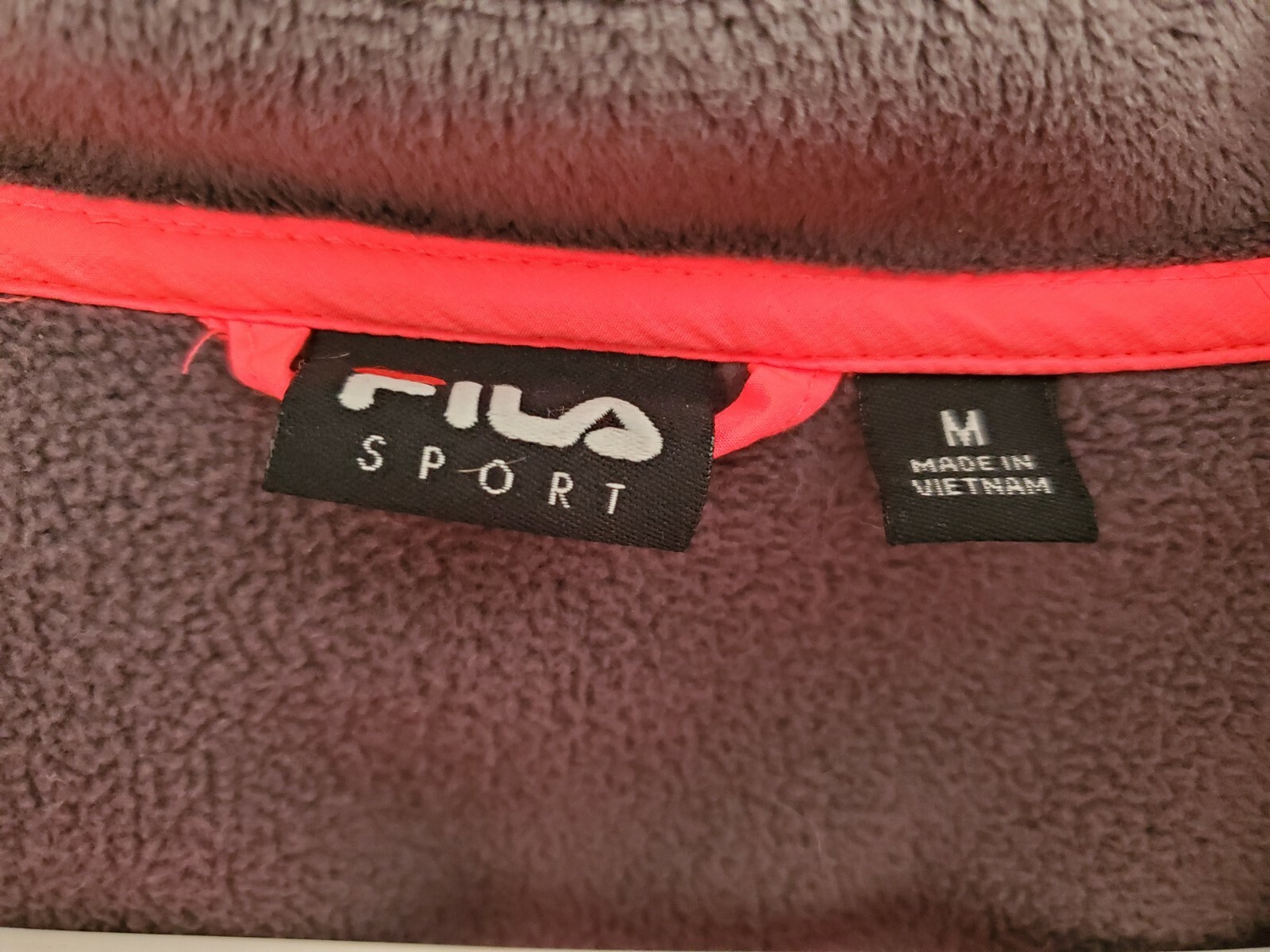 Giacca donna media FILA sportiva rosa caldo e grigio