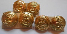 P&O   six   vintage 2cm   merchant navy  shipping  line  buttons BY Firmin