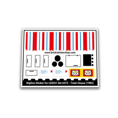 Replacement Sticker for Set 6372 - Town House