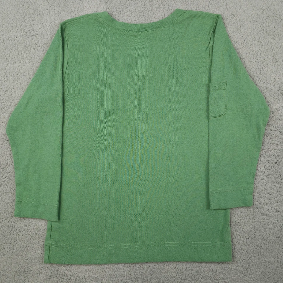 Fresh Produce Top Womens XS Green 3/4 Pocket Sleeve Logo Fem Tee Casual Coastal - Image 2 of 4