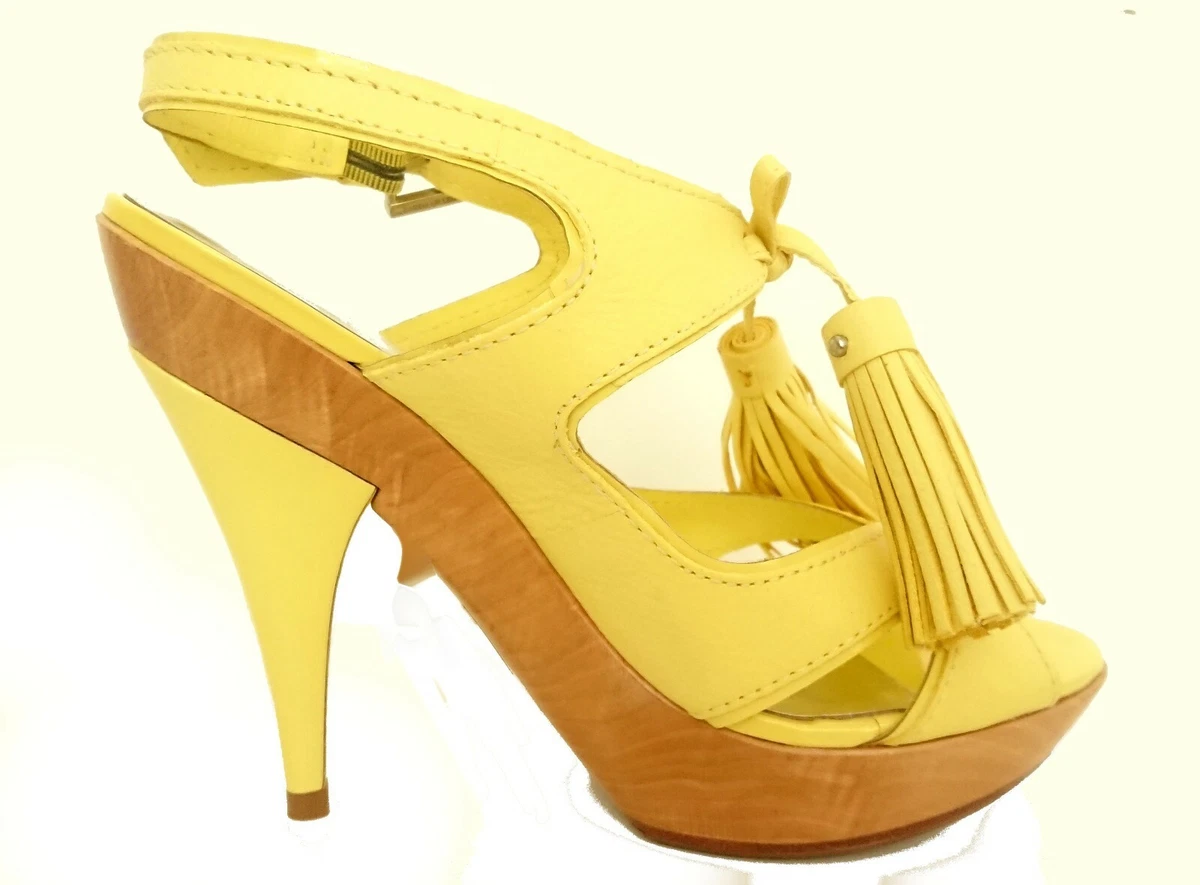 Karen millen yellow best sale shoes