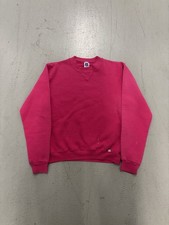 Vintage Russel Sweatshirt Crewneck Pullover Pink Unisex Size Small
