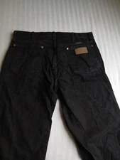 Vintage Wrangler Jeans 33x30 13MWZ Cowboy Cut Black Rodeo Work Western 