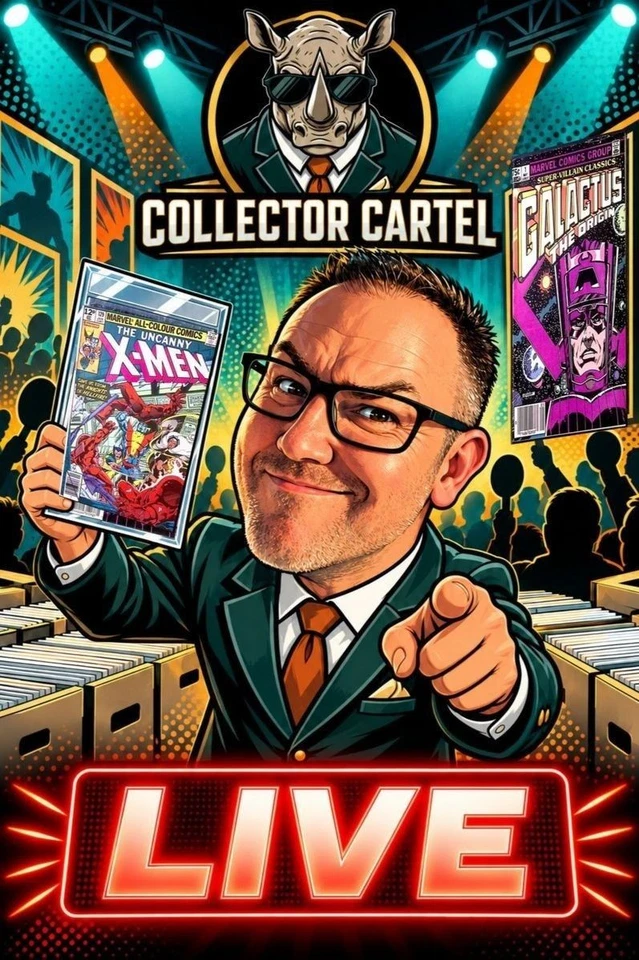 MARVEL & DC COMIC AUCTIONS. LIAM . COLLECTOR CARTEL