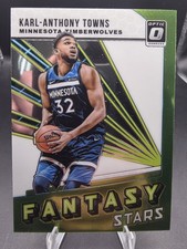 Karl-Anthony Towns 2018-19 Donruss Optic Fantasy Stars Timberwolves